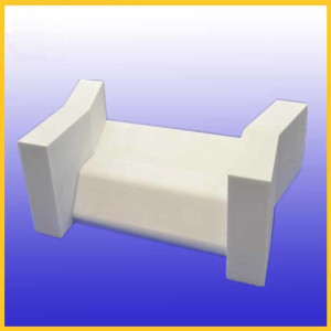 Fused cast alumina block
